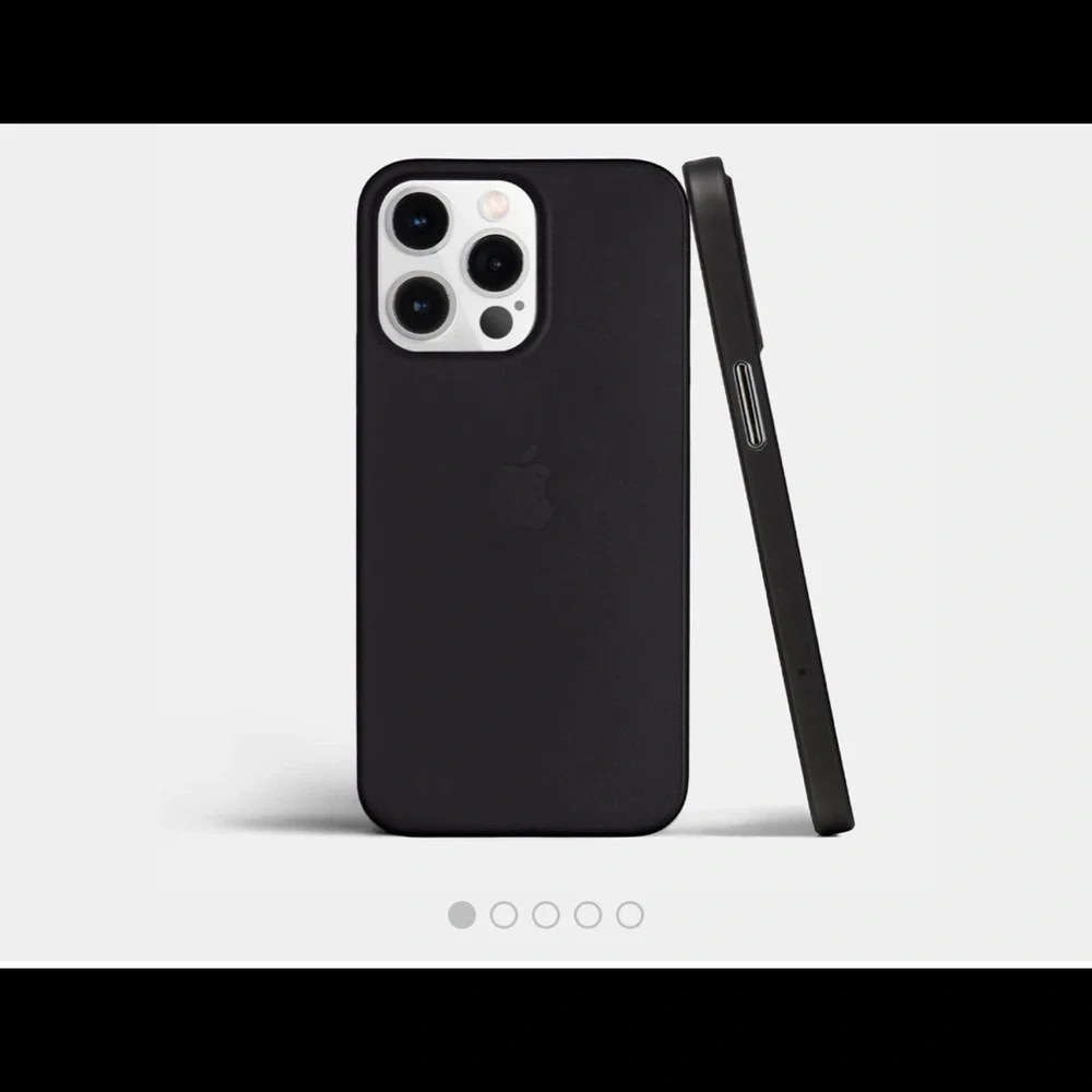 TOTALLEE IPHONE 13 PRO THIN FROSTED BLACK CASE